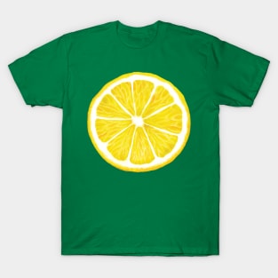 Zesty Summer Lemons Pattern T-Shirt